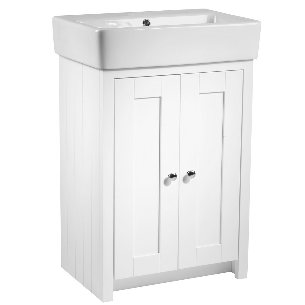Tavistock Lansdown 550 Freestanding Unit in Linen White