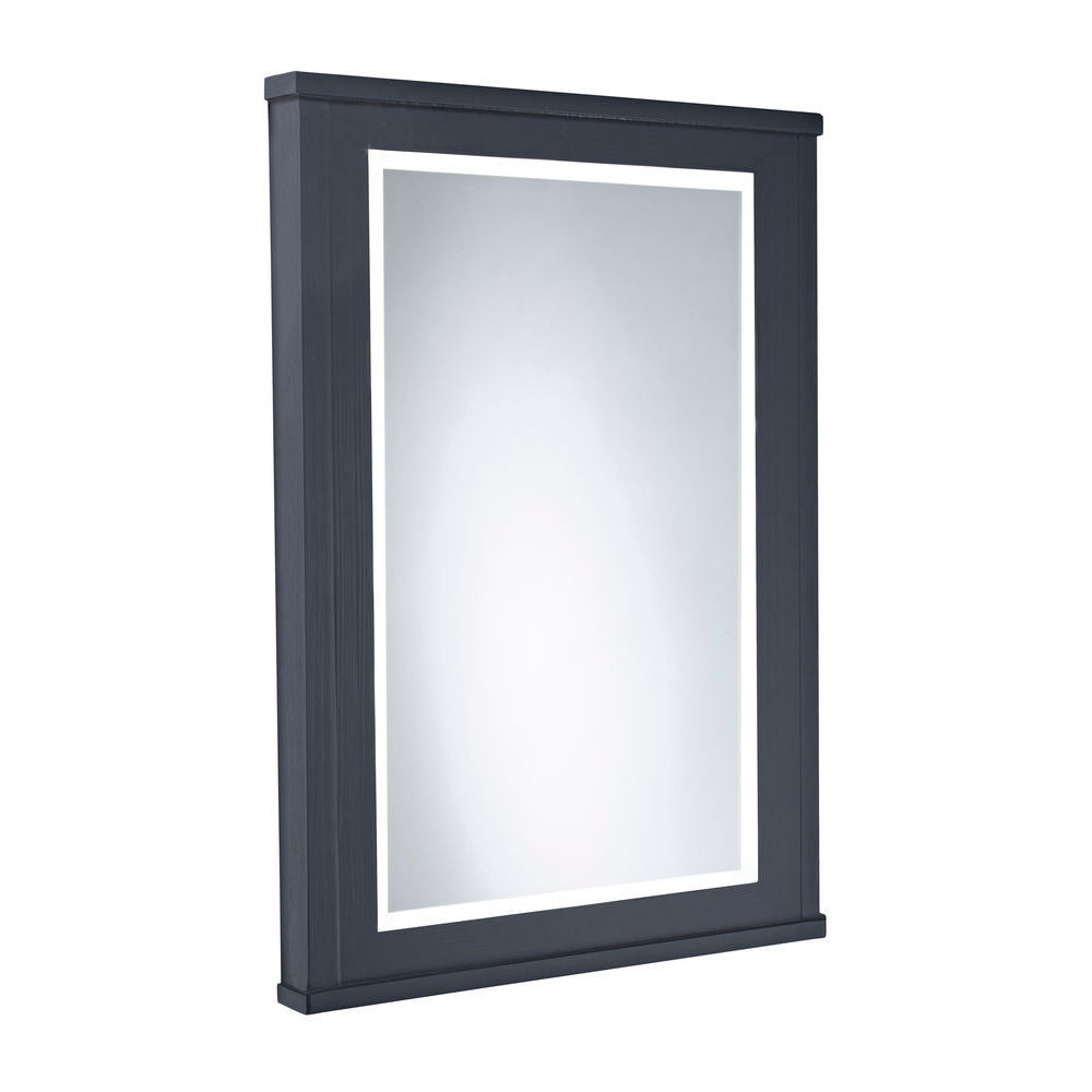 Tavistock Lansdown 600mm Framed Illuminated Mirror in Matt Dark Grey