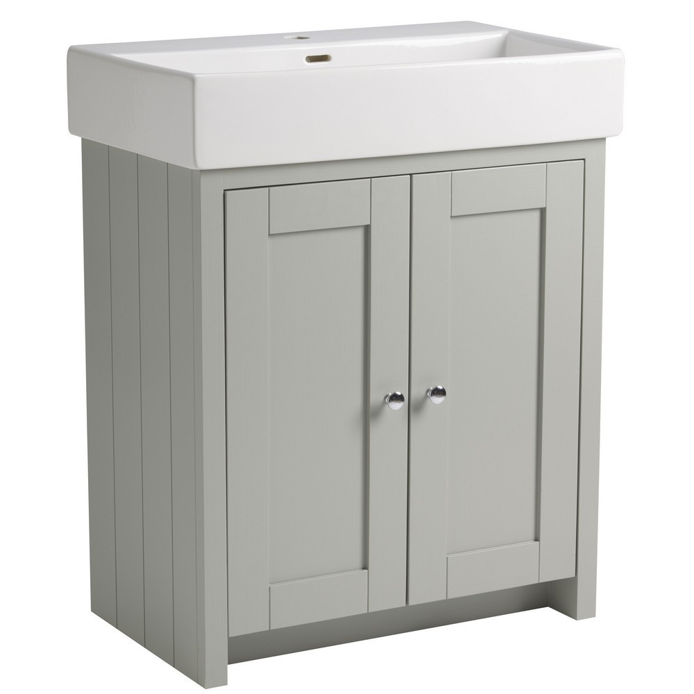 Tavistock Lansdown 700mm Unit Pebble Grey with Basin (1)