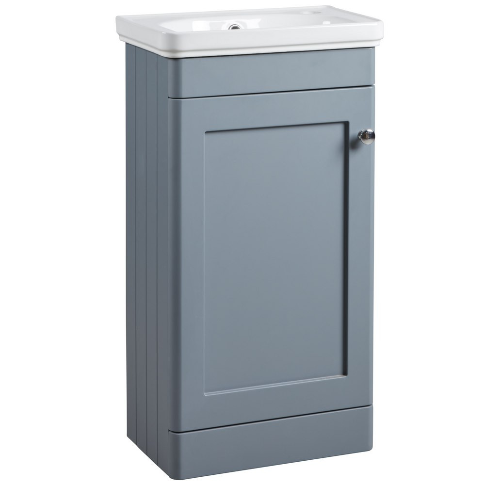 Tavistock Marston 450mm Cloakroom Unit in Matt Spruce with Basin