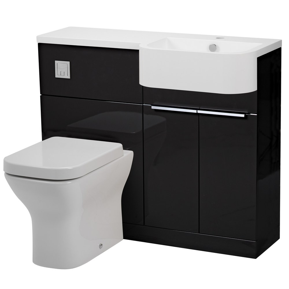 Tavistock Match 1000mm Gloss Clay Furniture Run with Basin Right Hand