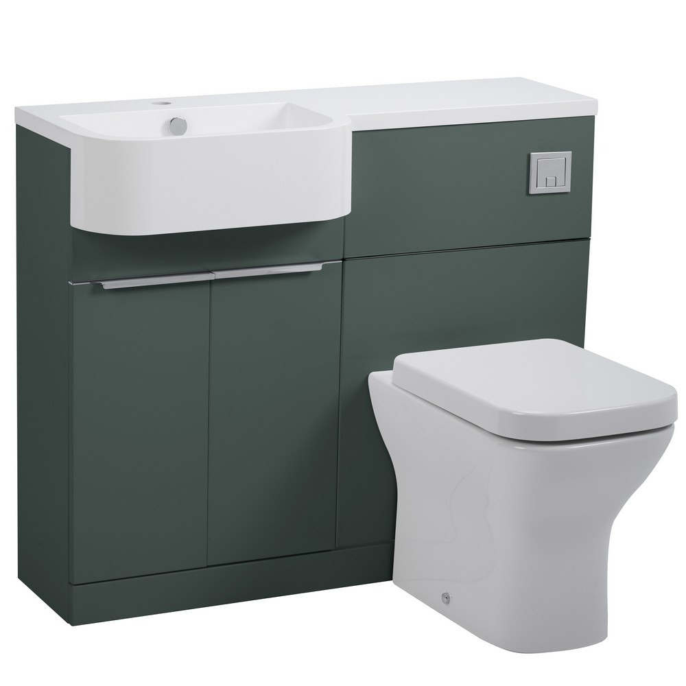 Tavistock Match 1000mm Left Hand Viridian Green Combination Unit