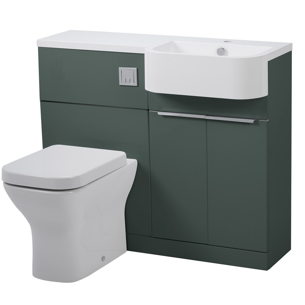 Tavistock Match 1000mm Right Hand Viridian Green Combination Unit