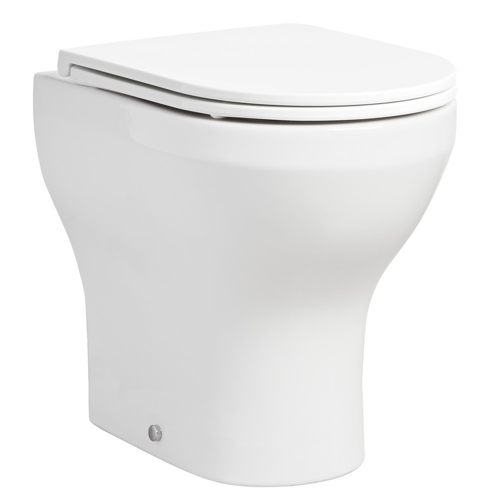 Tavistock Micra Evo Comfort Height Back to Wall Rimless WC