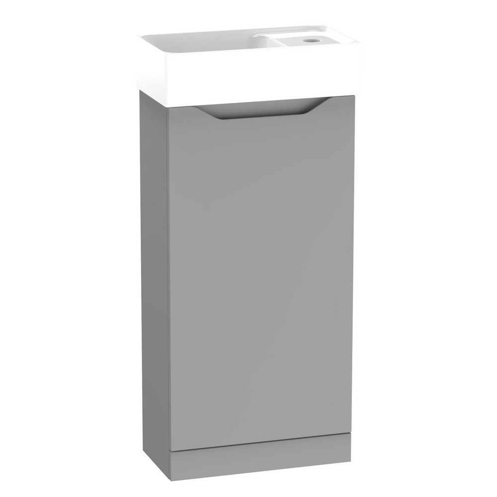 Tavistock Nimble 400mm Cloakroom Vanity Unit with Basin in Light Grey