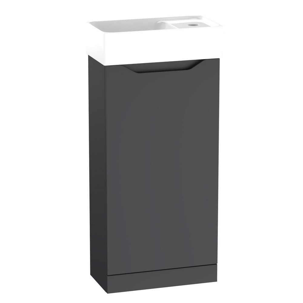 Tavistock Nimble 400mm Cloakroom Vanity Unit with Basin in Storm Grey