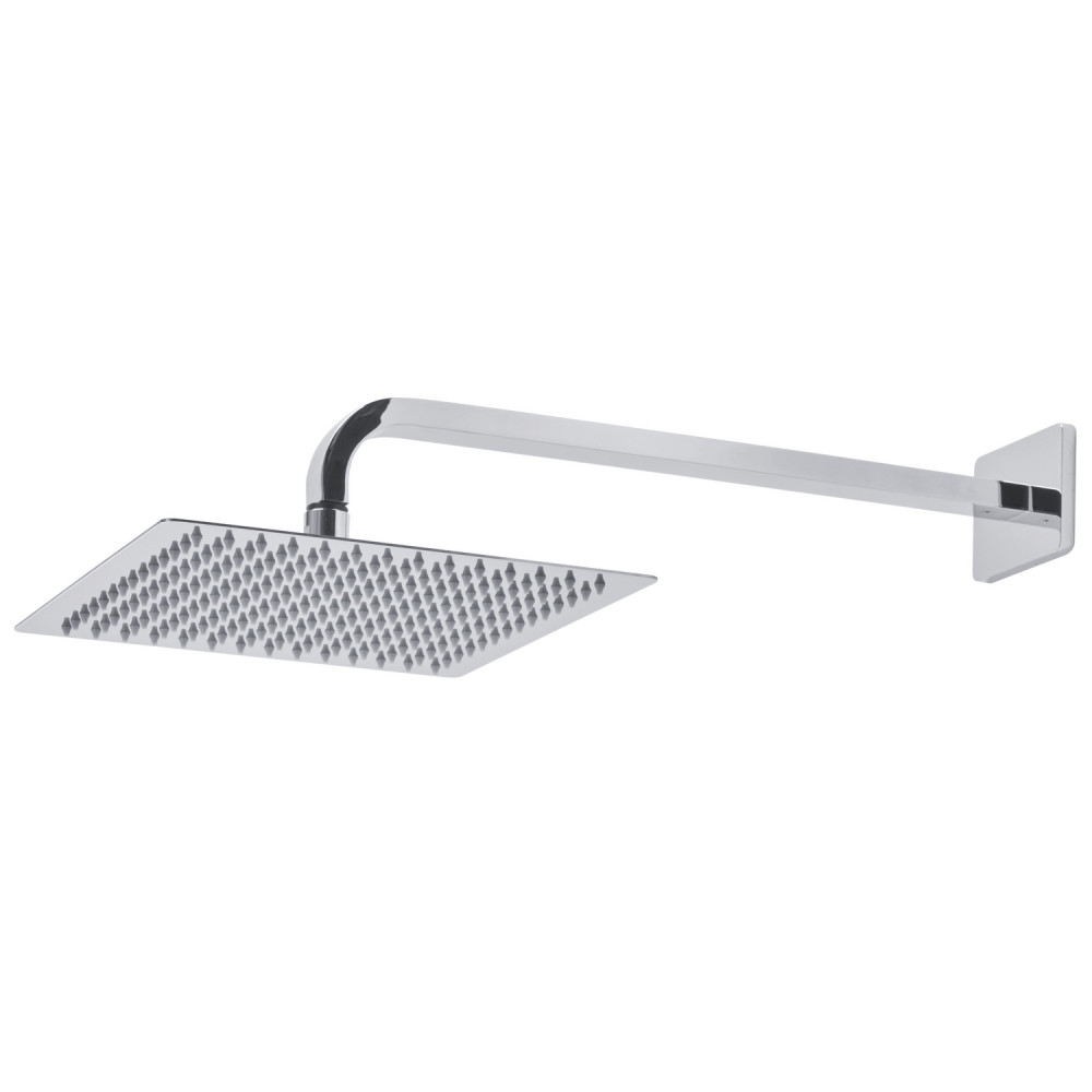Tavistock Square Fixed Chrome Shower Arm