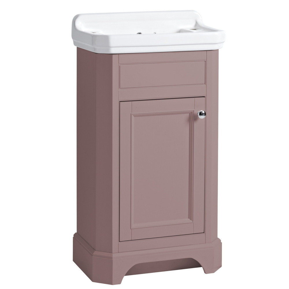 Tavistock Vitoria 500mm Cloakroom Vanity Unit with Basin in Suede Pink