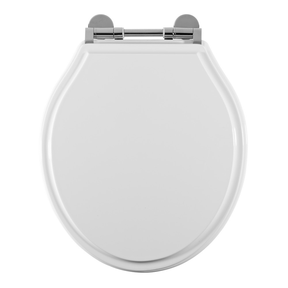 Tavistock Vitoria White Soft Close Bar Hinge Seat