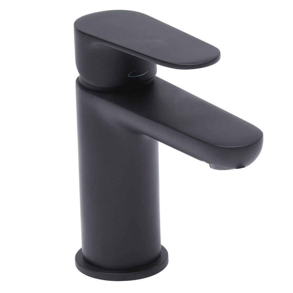 Tavistock Zero Black Basin Mixer with Click Waste (1)