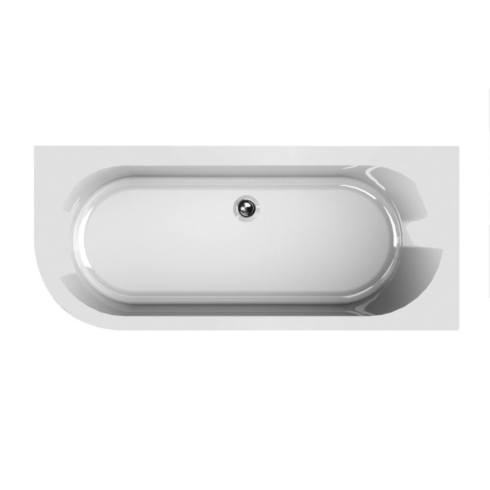 Vantara Jump 1650 x 725mm Double Ended Right Hand Bath