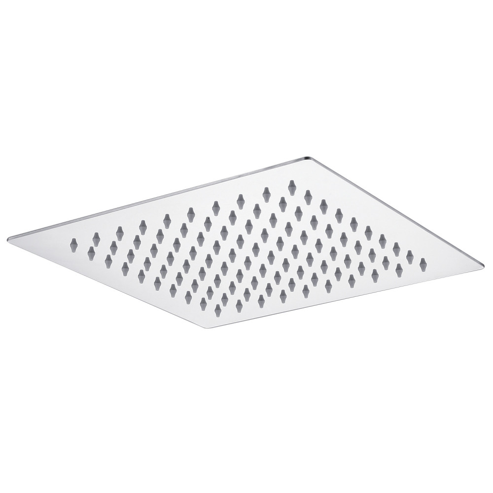 Vantara Stellar 250mm Square Ultra Slim Fixed Shower Head in Chrome