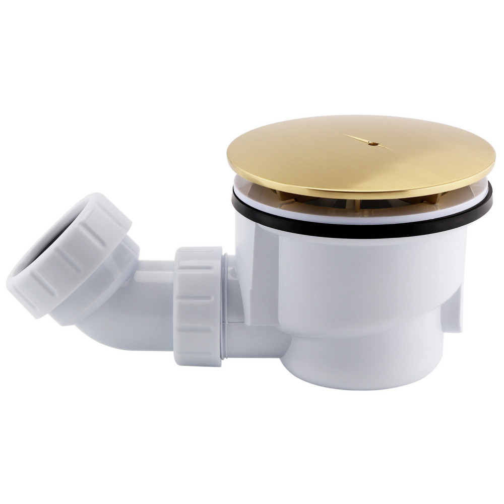Vantara 90mm Shower Tray Waste in Brushed Brass