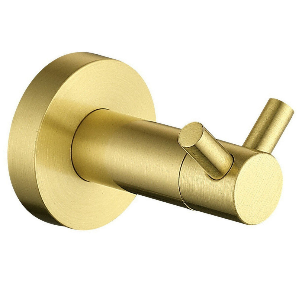 Vantara Spark Robe Hook in Brushed Brass