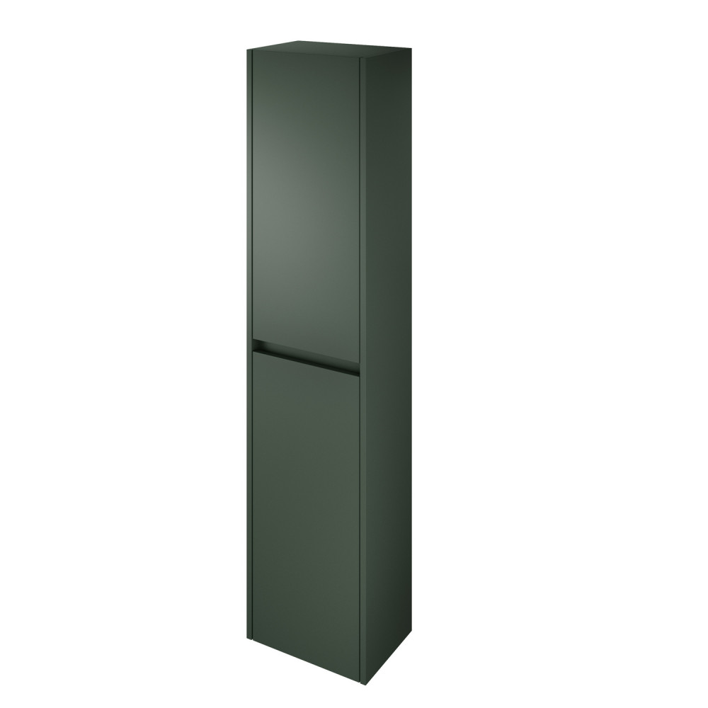 Vantara Active 350mm Wall Mounted Tall Storage Unit in Dark Sage Green