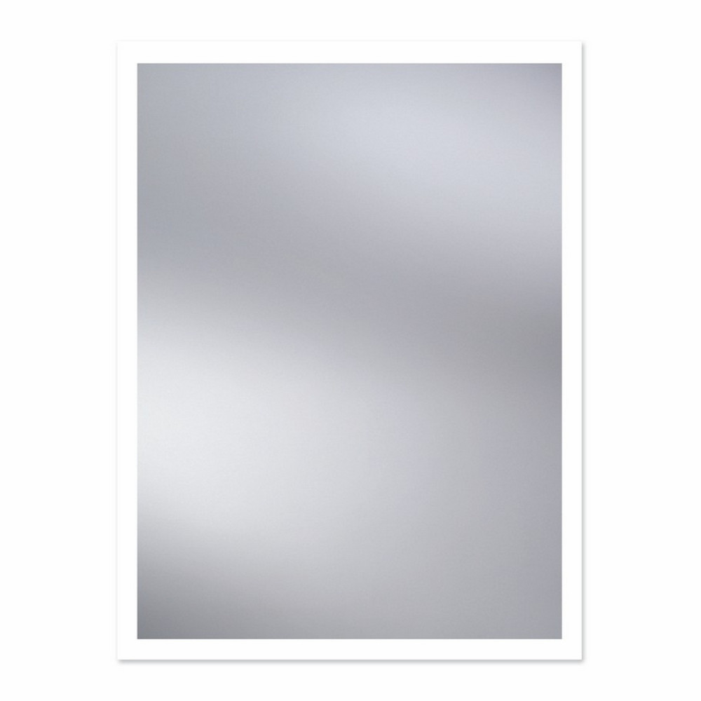 The White Space Frame 600 x 800mm Illuminated Bathroom Mirror