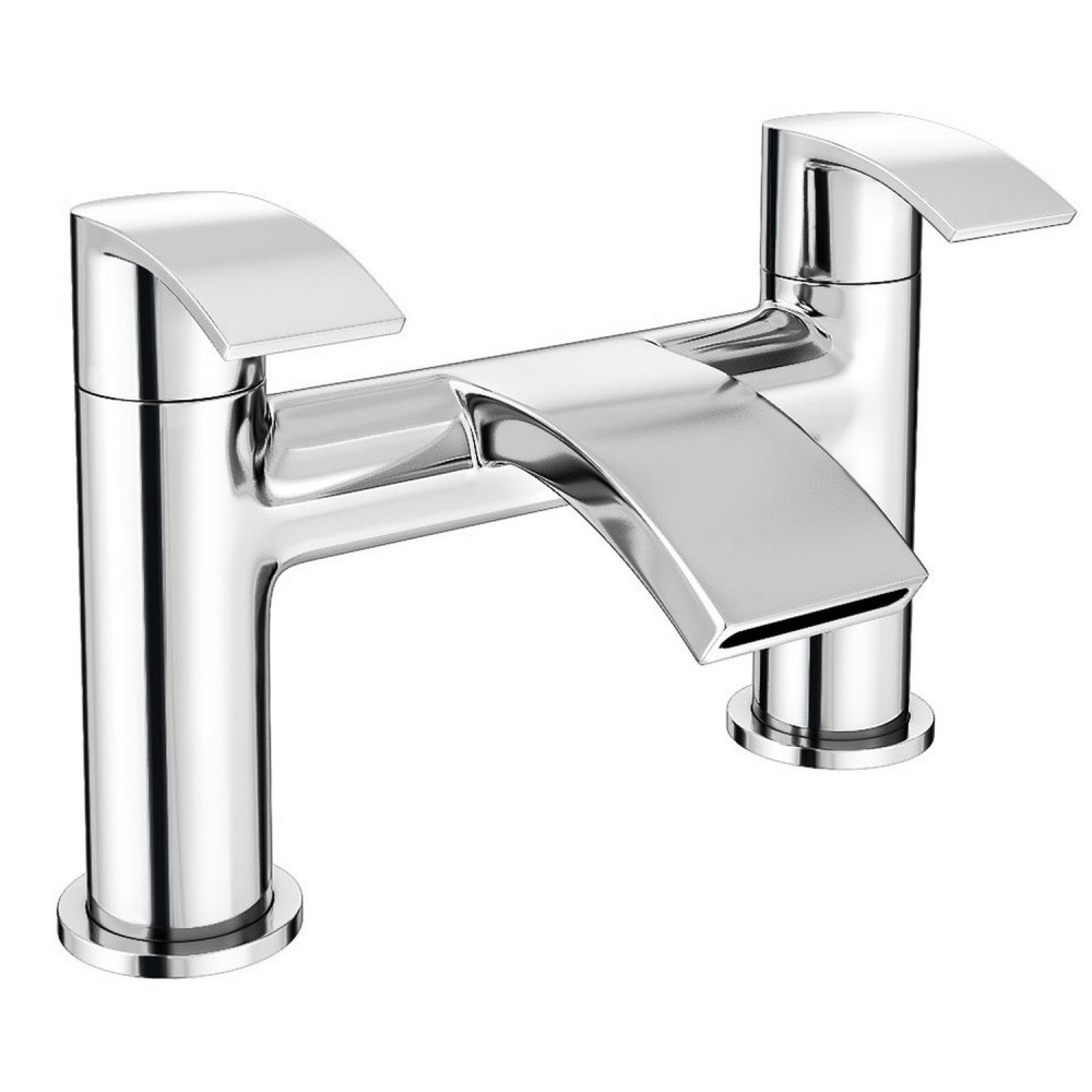 Vantara Nebula Bath Filler in Chrome