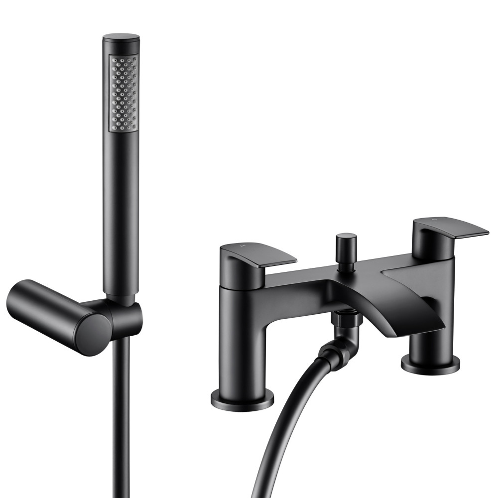 Vantara Nebula Bath Shower Mixer in Black