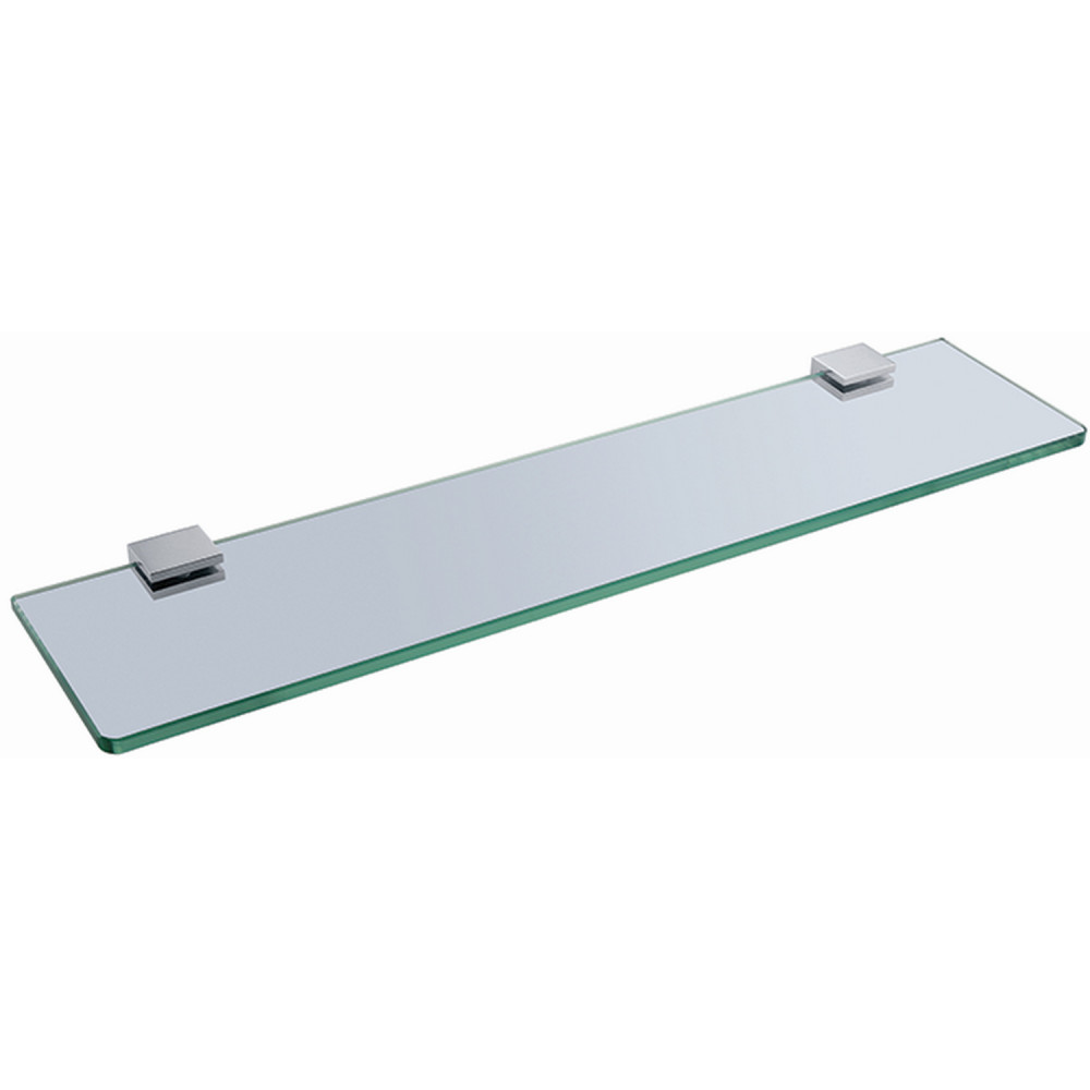 Vantara Zenith 500mm Glass Shelf in Chrome
