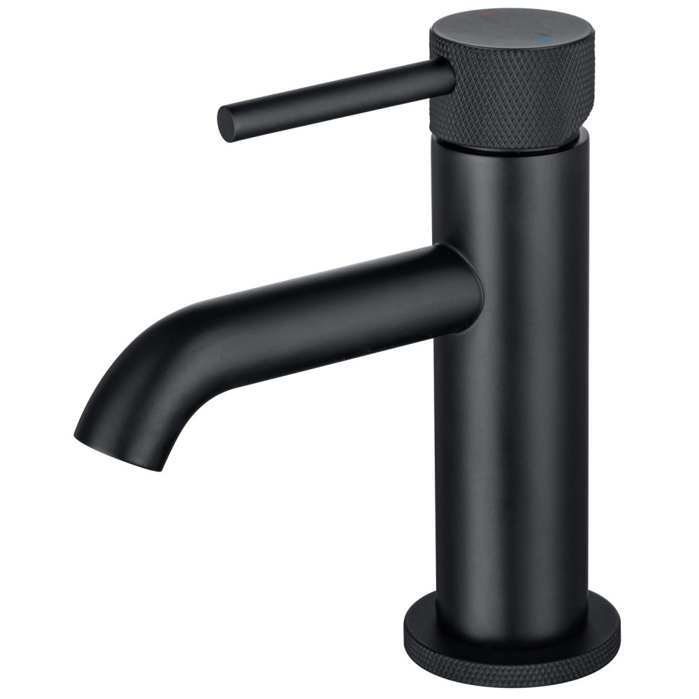 Vantara Comet Mono Basin Mixer with Waste in Black