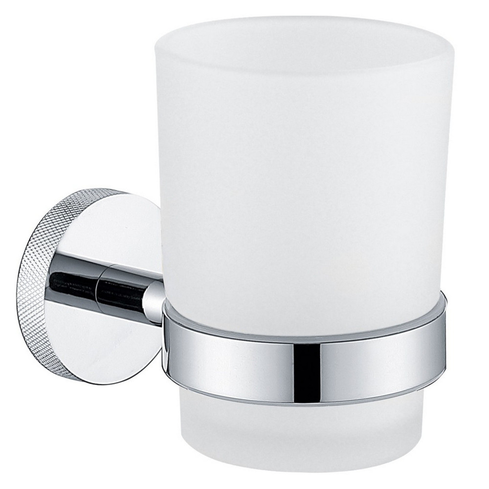 Vantara Comet Tumbler and Holder in Chrome