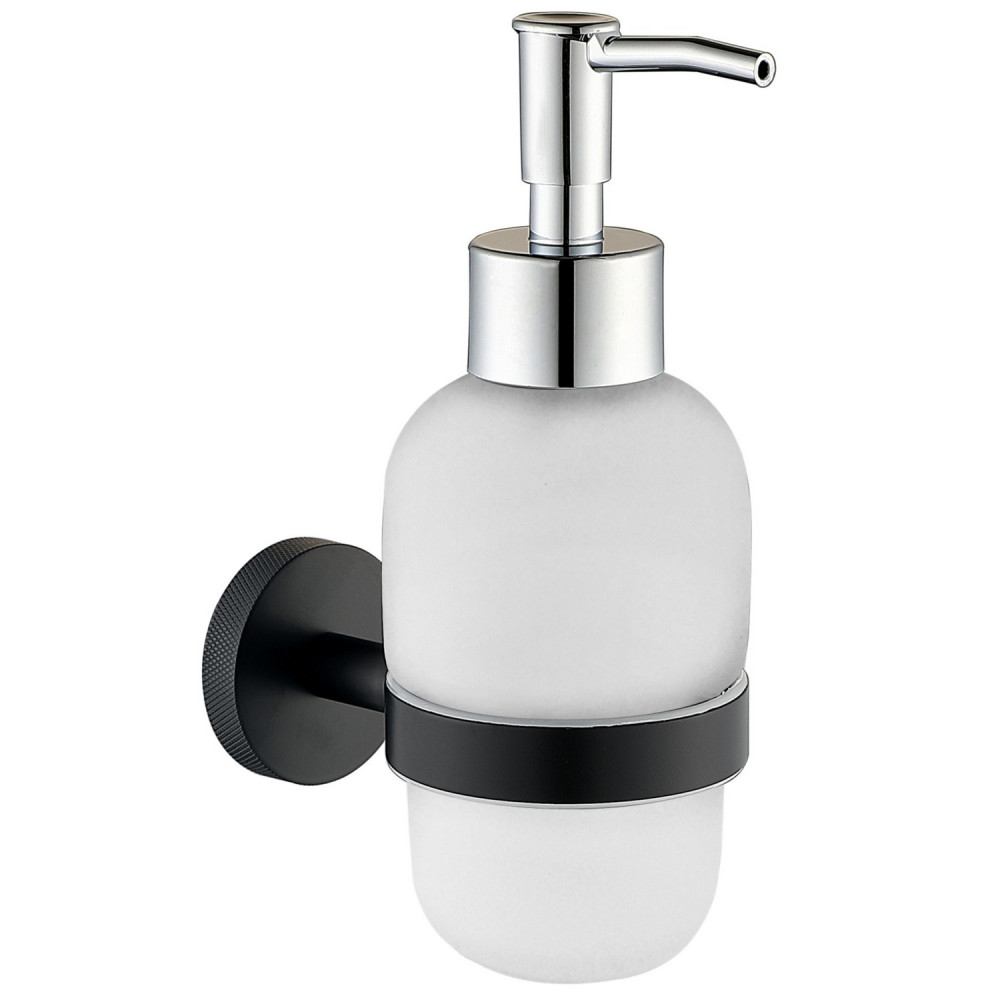 Vantara Comet Wall Mounted Soap Dispenser in Black