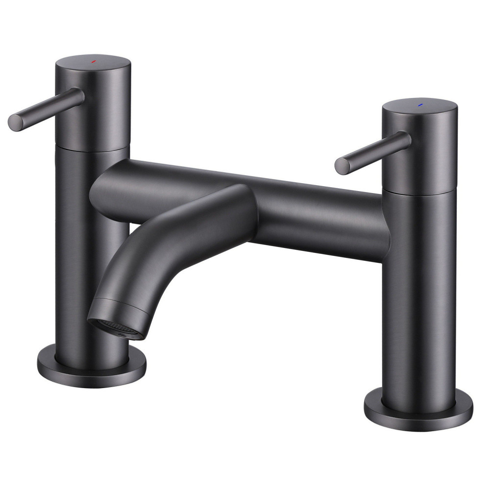 Vantara Fortune Bath Filler in Gunmetal Grey
