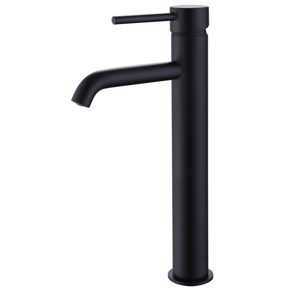 Vantara Fortune Tall Mono Basin Mixer in Black