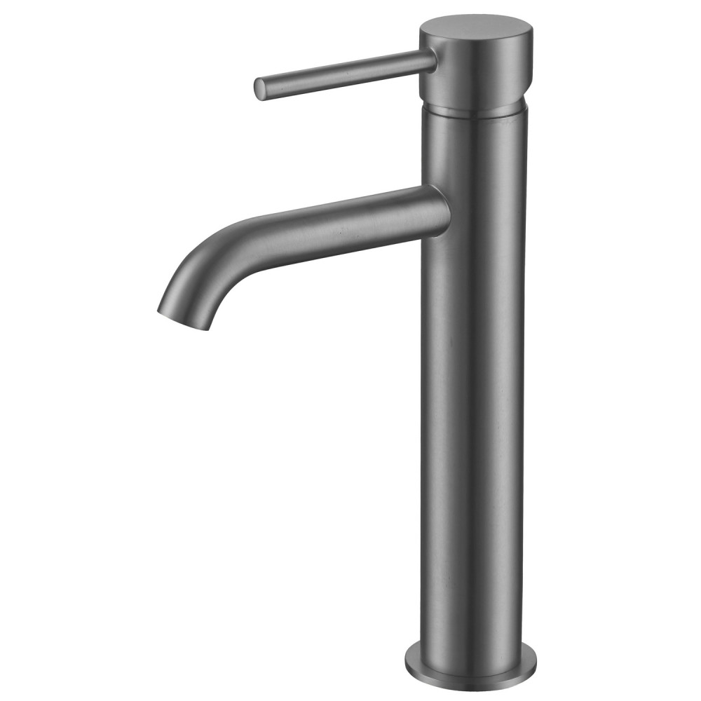Vantara Fortune Tall Mono Basin Mixer in Gunmetal Grey