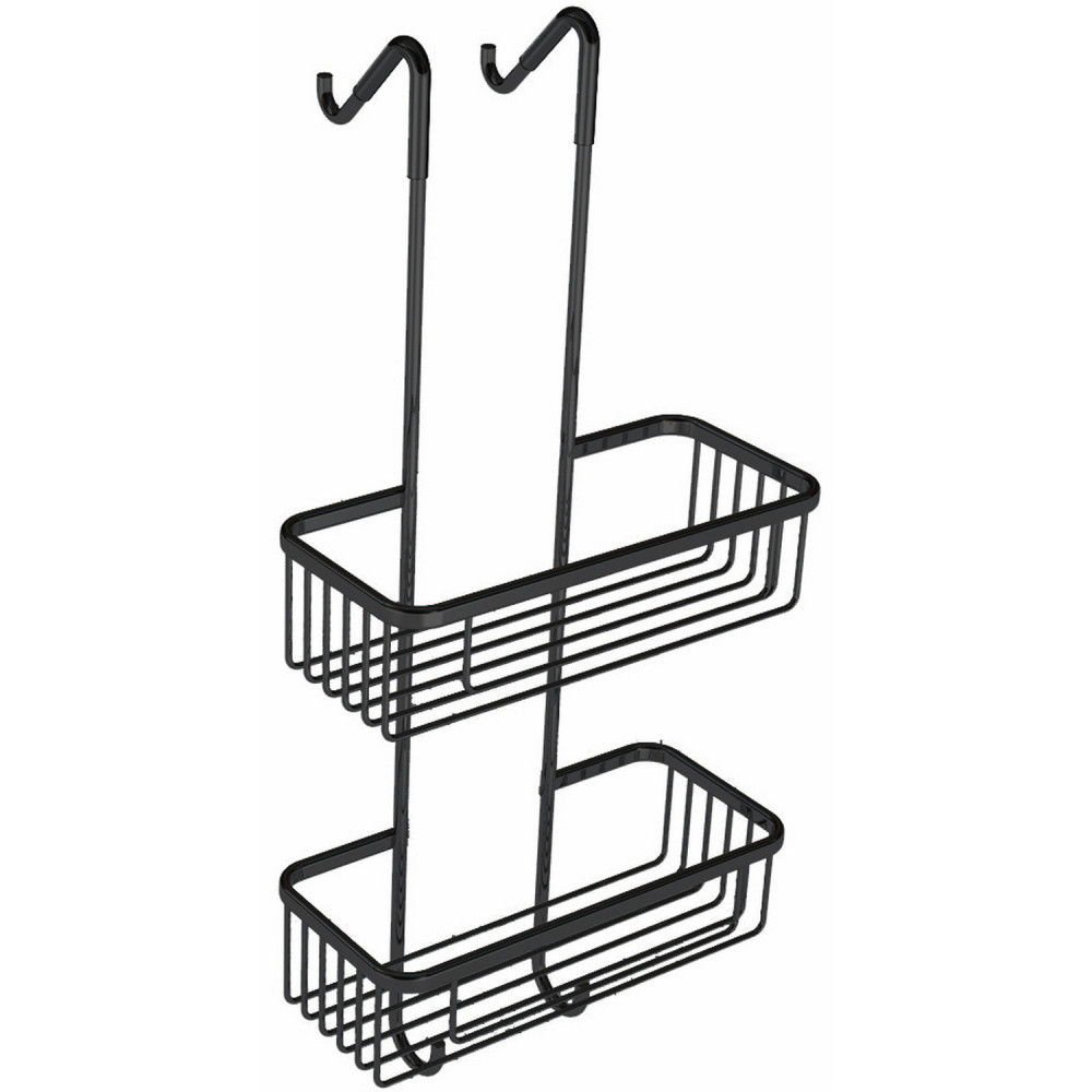 Vantara Rectangular Shower Basket in Black