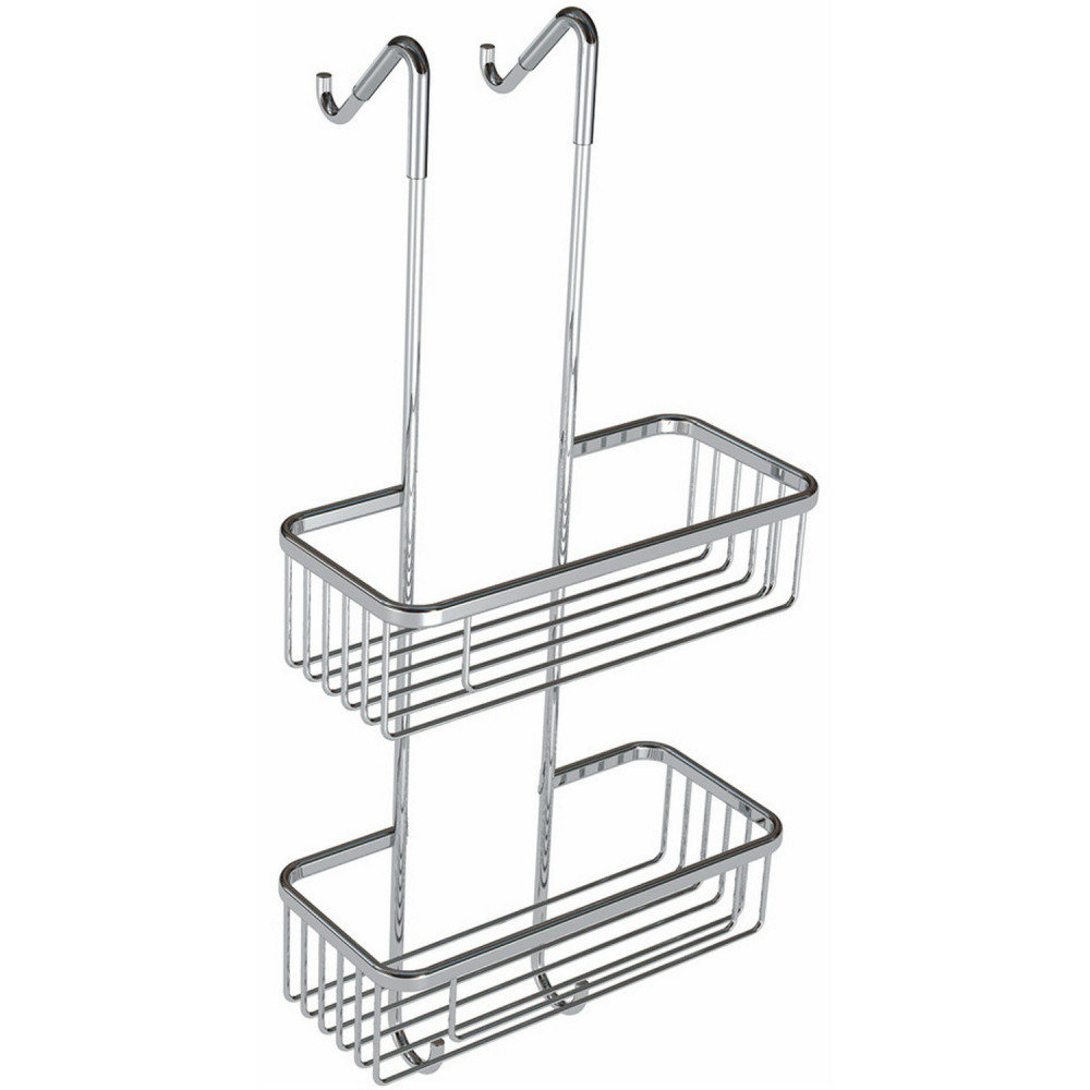 Vantara Rectangular Shower Basket in Chrome