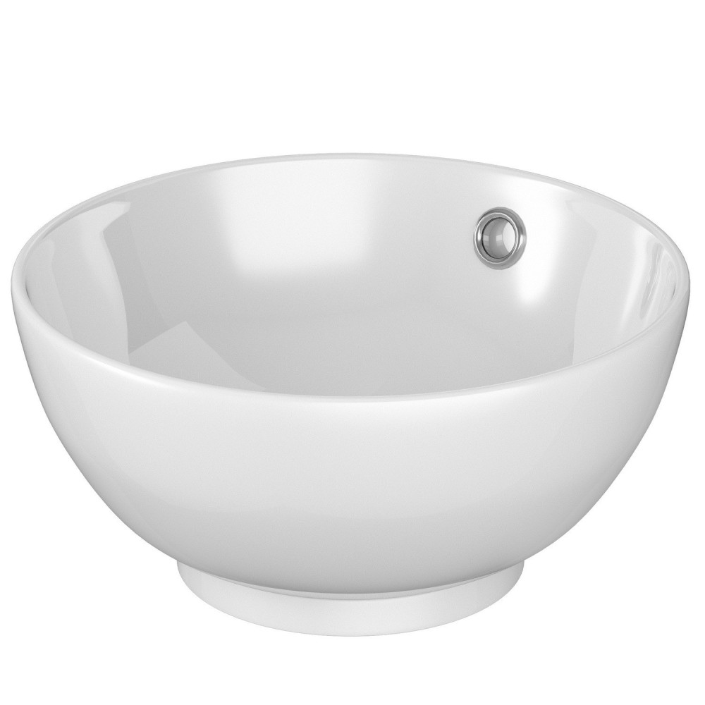 Vantara Mars 380mm White Countertop Basin