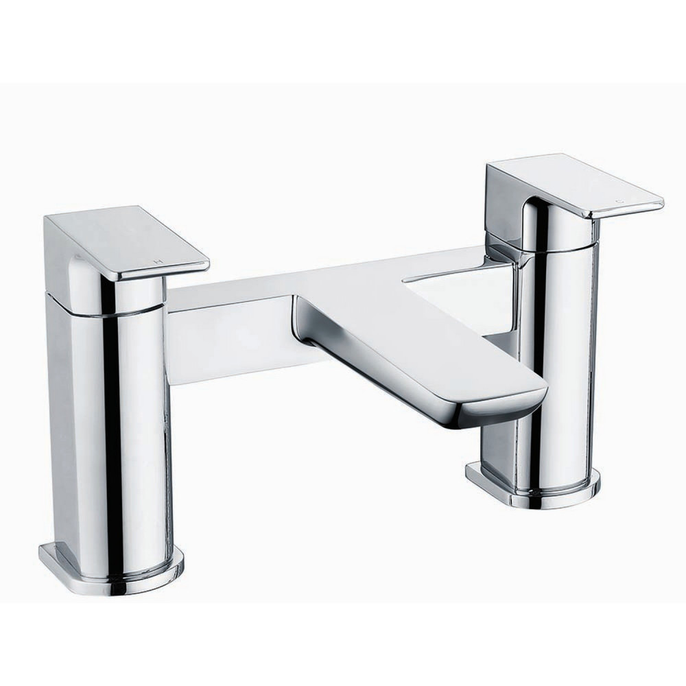 Vantara Warp Bath Filler in Chrome