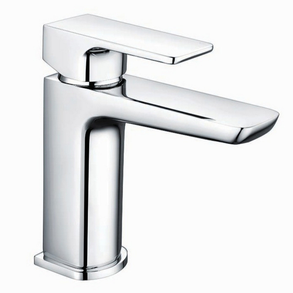 Vantara Warp Mini Mono Basin Mixer with Waste in Chrome