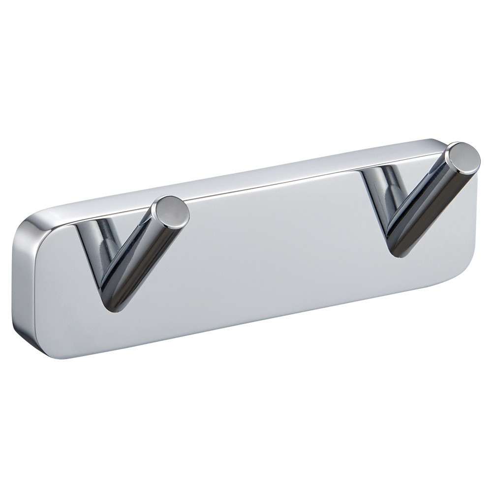 Trisen Chrome Double Robe Hook