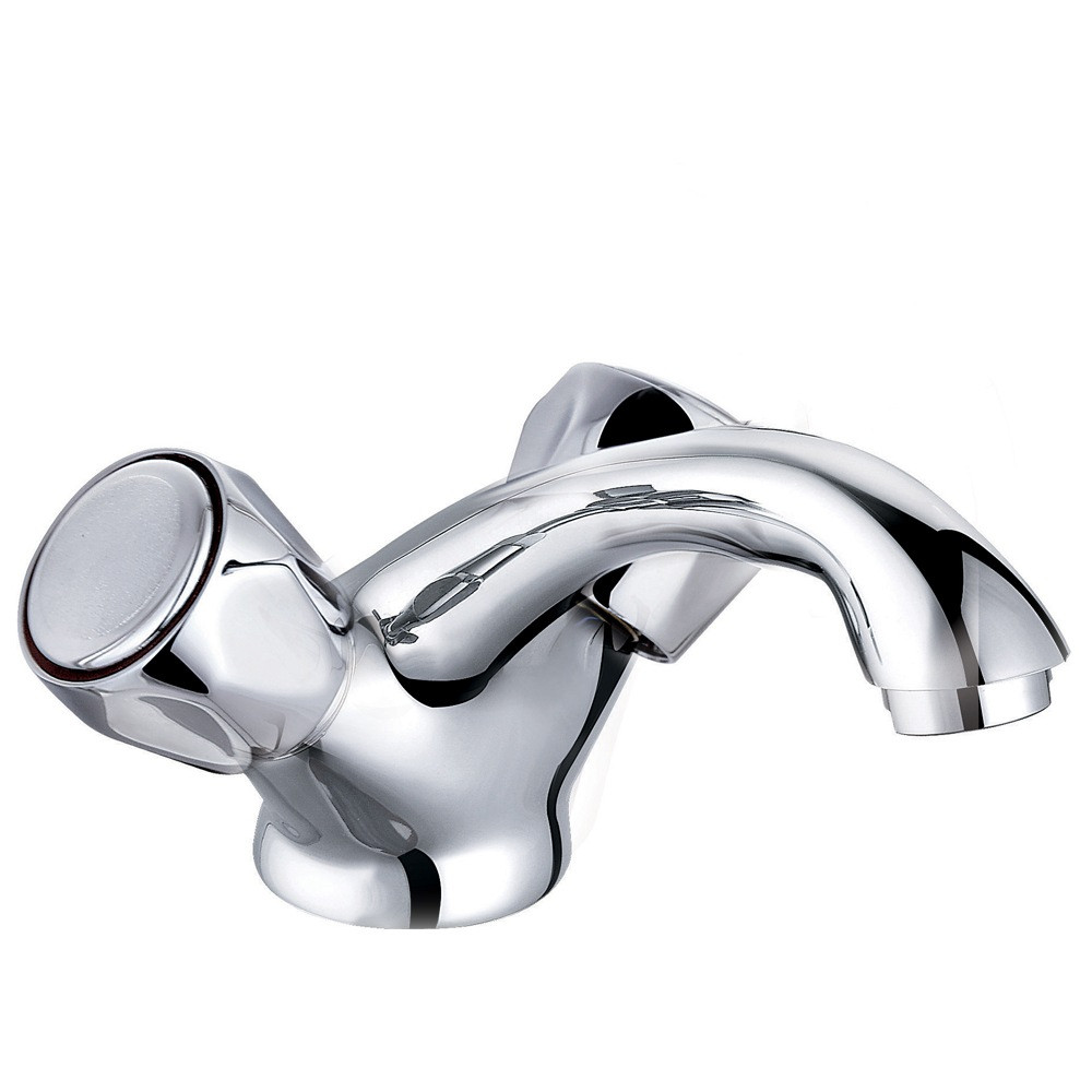 Trisen Chrome Two Handle Basin Mixer with Waste