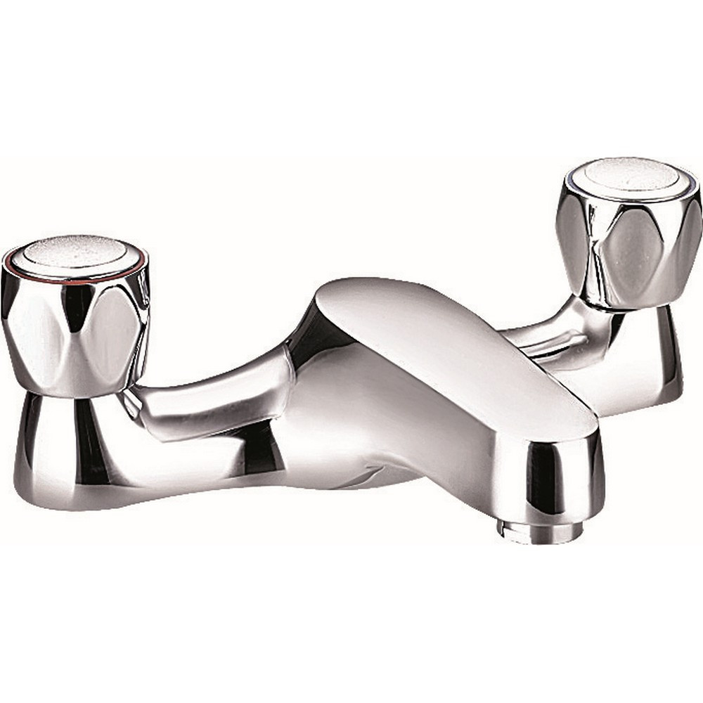 Trisen Chrome Two Handle Club Bath Filler