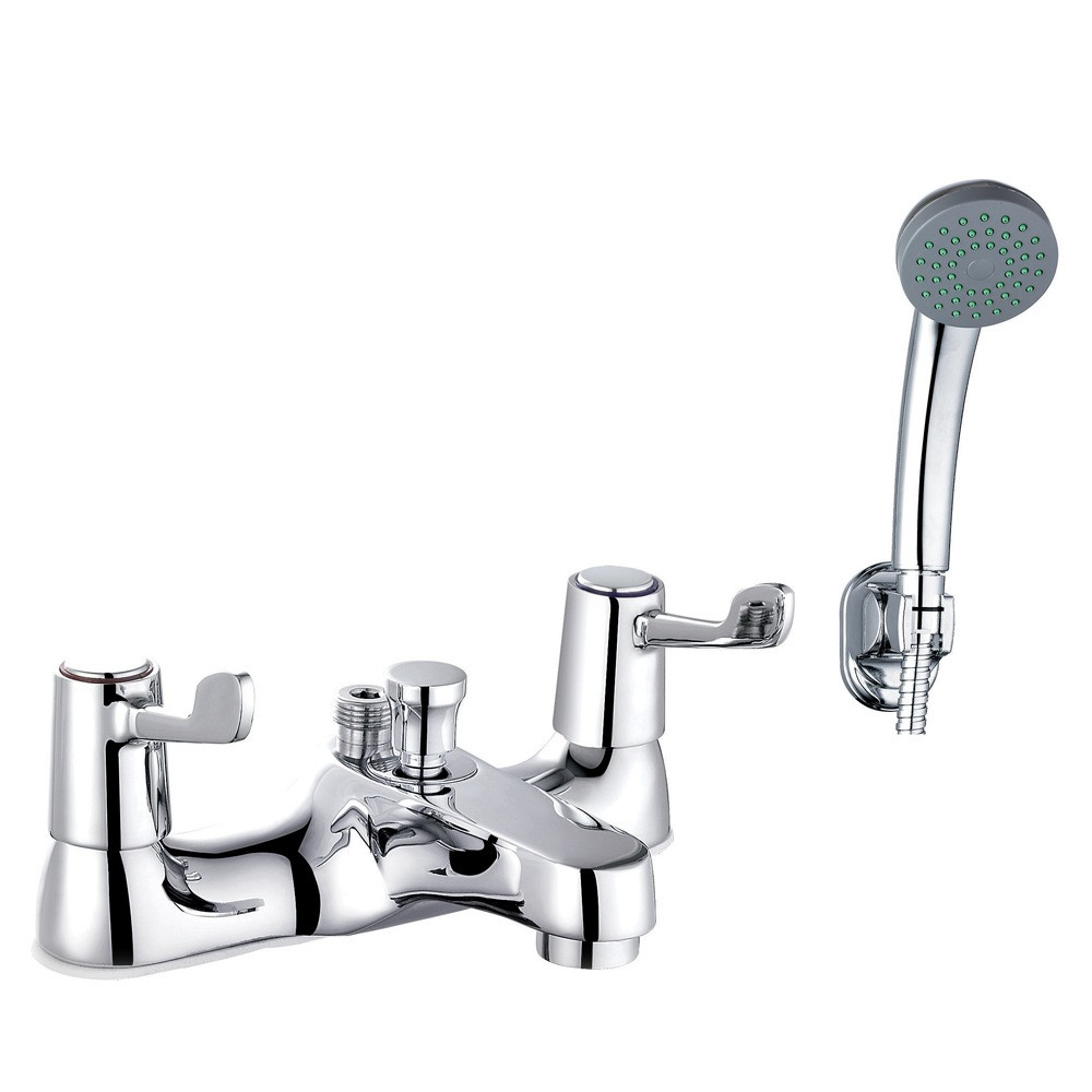 Trisen Chrome Two Lever Bath Shower Mixer
