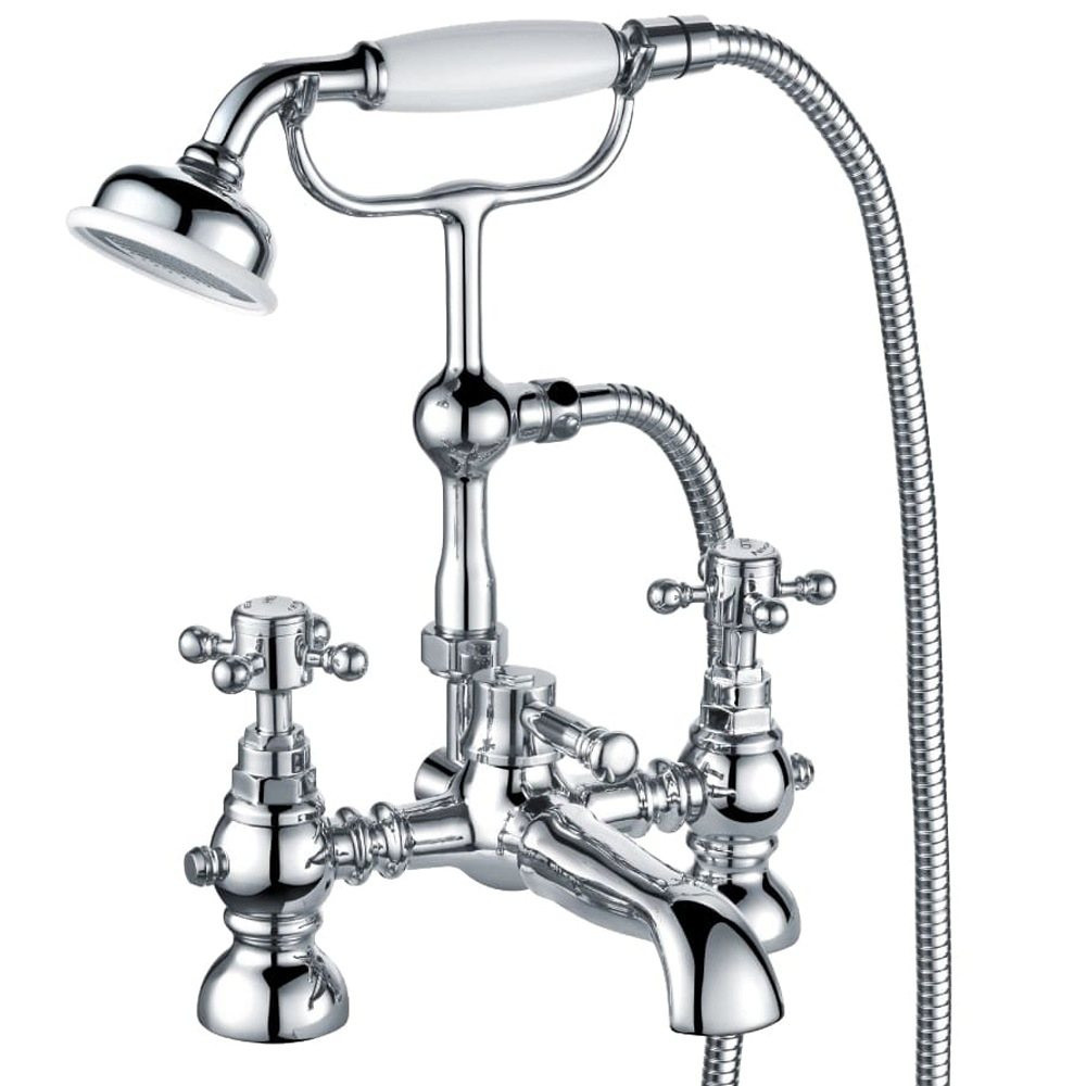 Trisen Formby Crosshead Chrome Bath Shower Mixer