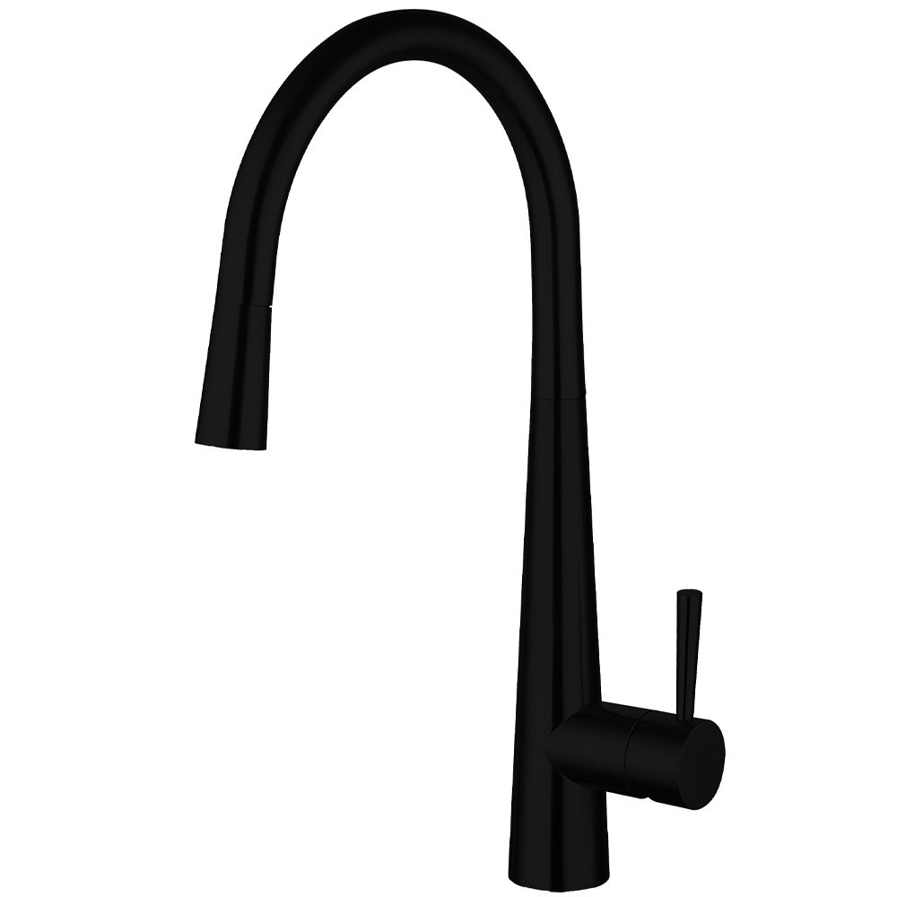 Trisen Jema Black Pull Out Kitchen Tap