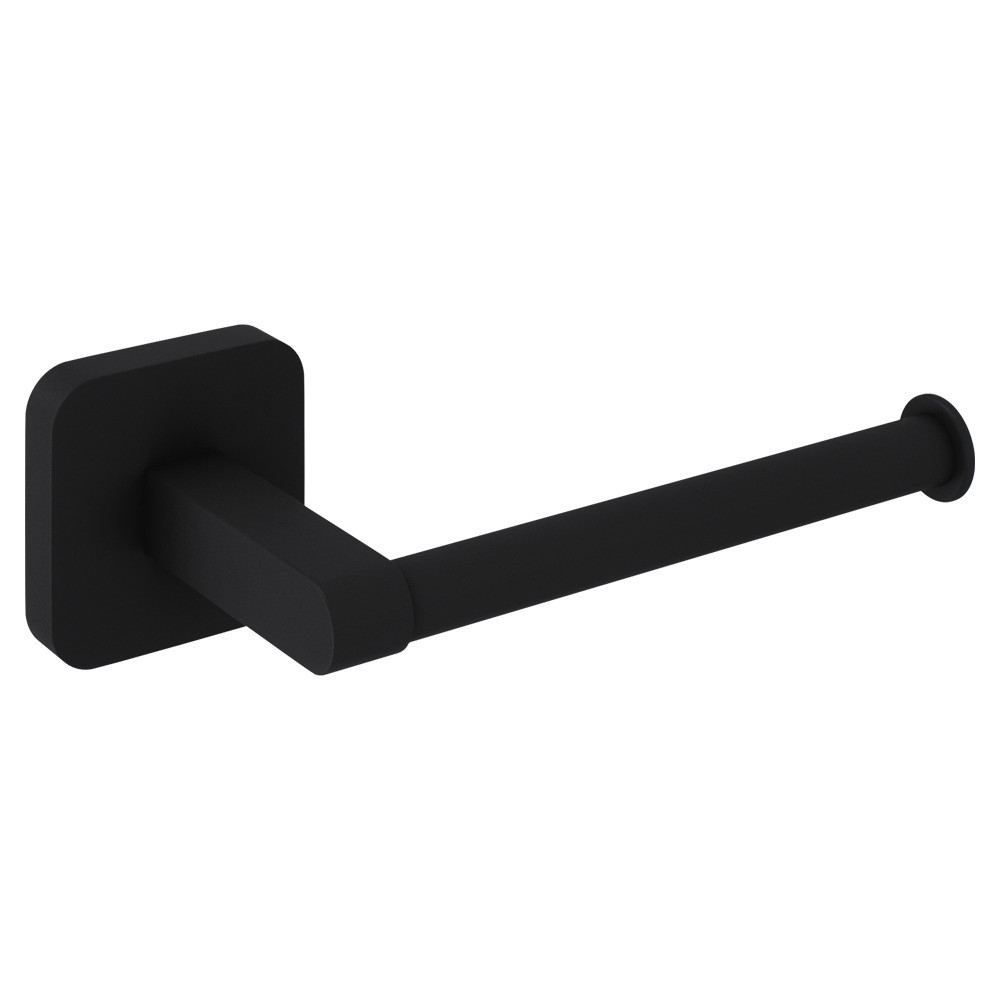 Trisen Matt Black Toilet Roll Holder
