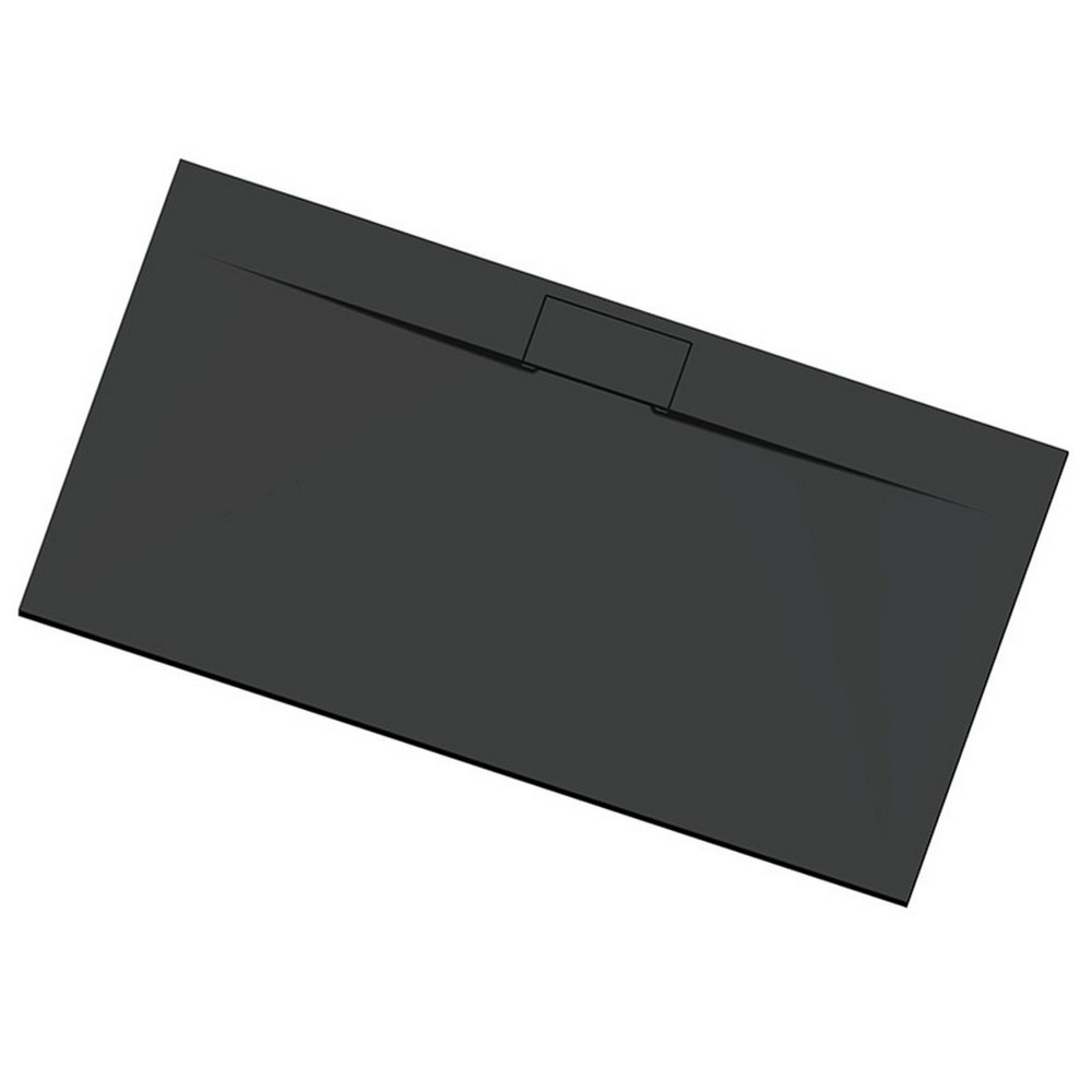 Veloce Uno 2000 x 900mm Black Rectangular Shower Tray (1)