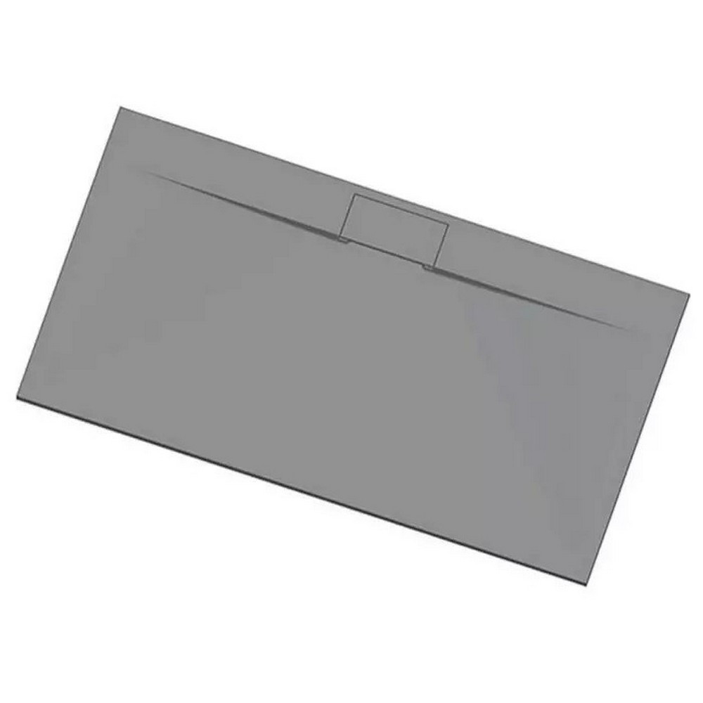 Veloce Uno 2000 x 900mm Grey Rectangular Shower Tray (1)