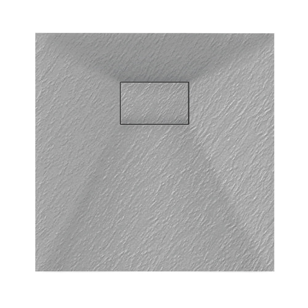 Veloce Uno 900 x 900mm Grey Square Shower Tray (1)