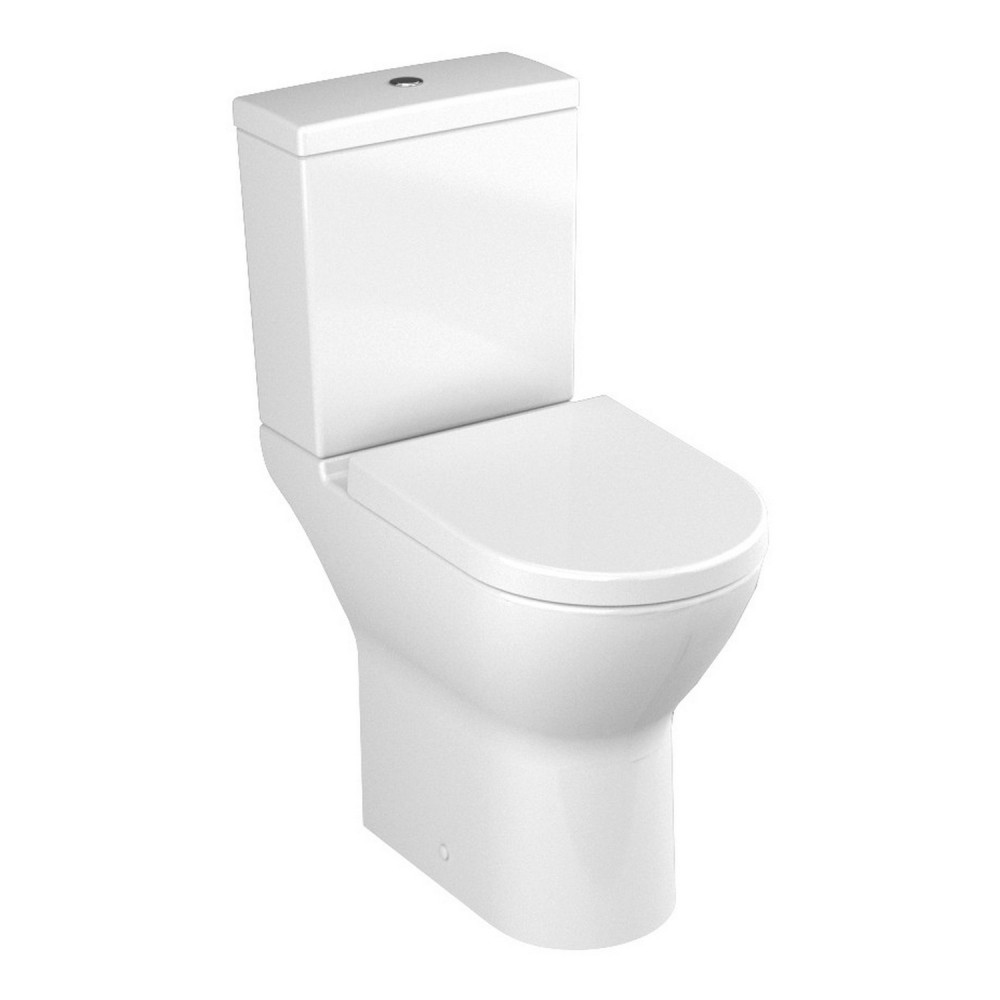 VitrA Close Coupled Comfort Height Open Back WC Pan and Seat