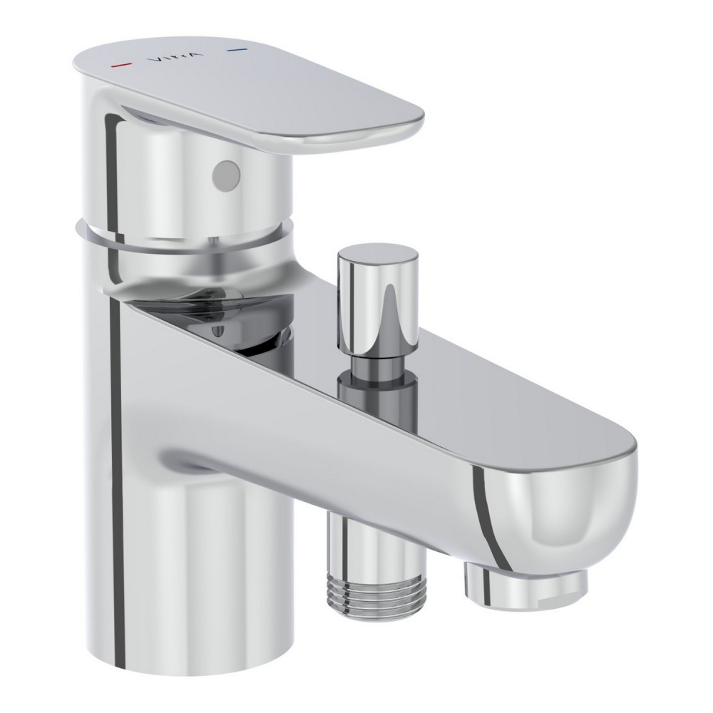 VitrA Flow Soft Monobloc Chrome Bath Shower Mixer