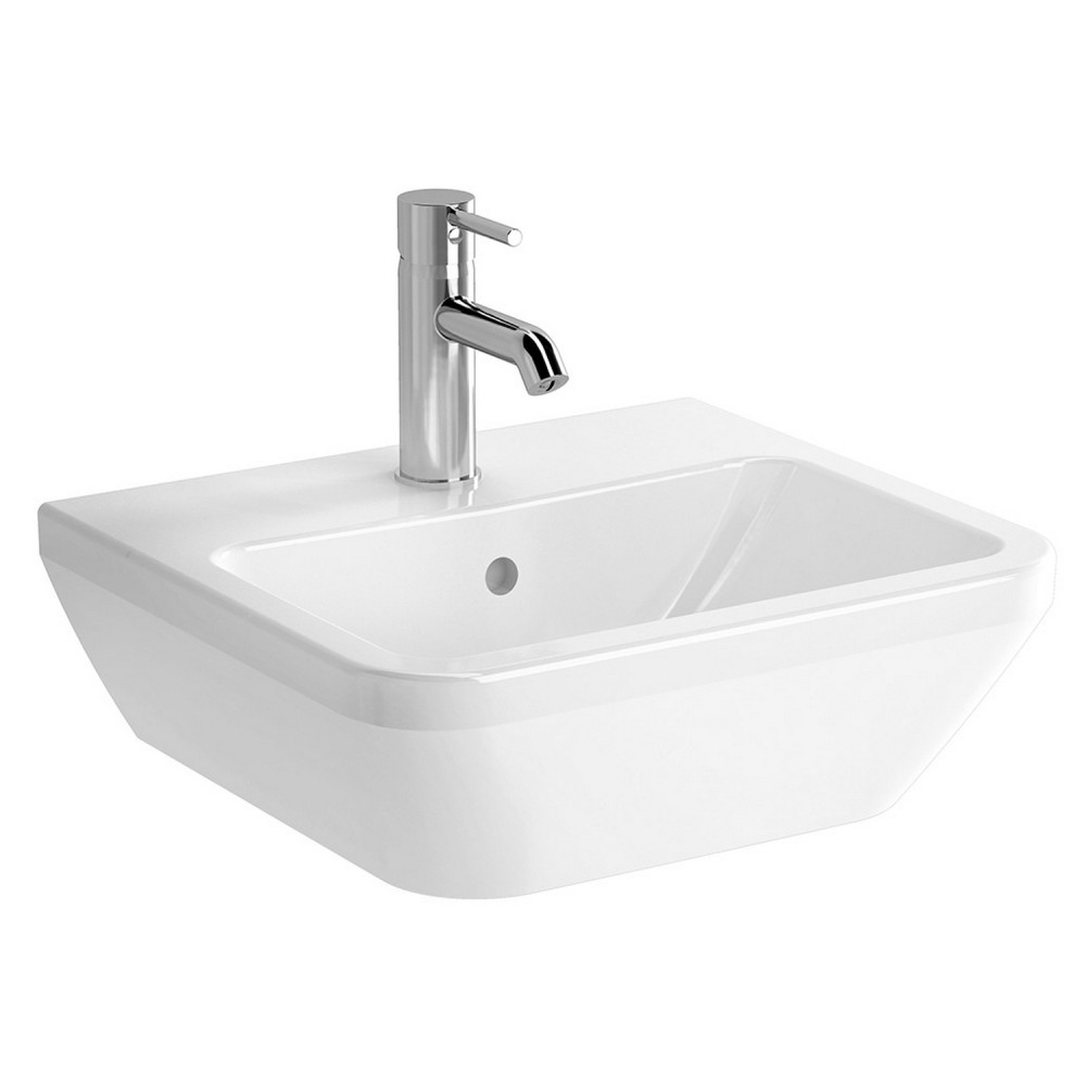VitrA Integra 450mm 1TH Square Wall Hung Basin