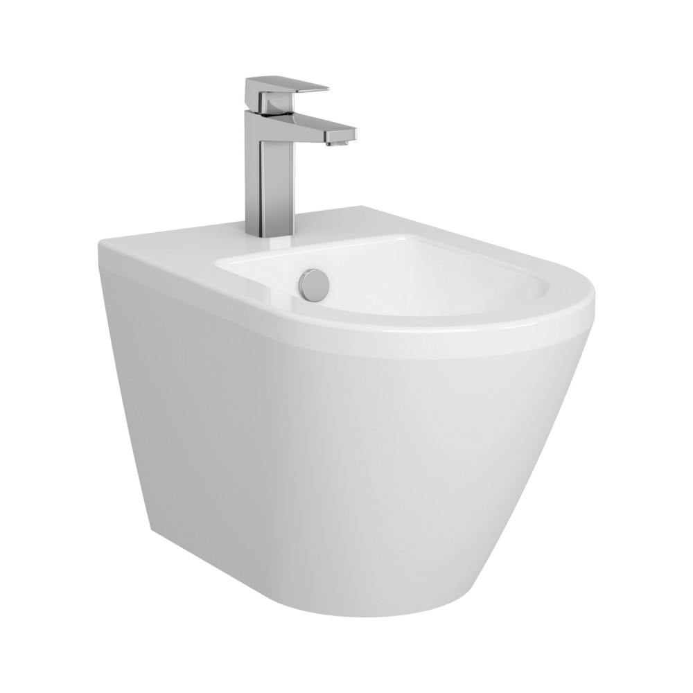 VitrA Integra Round Wall Hung White Bidet