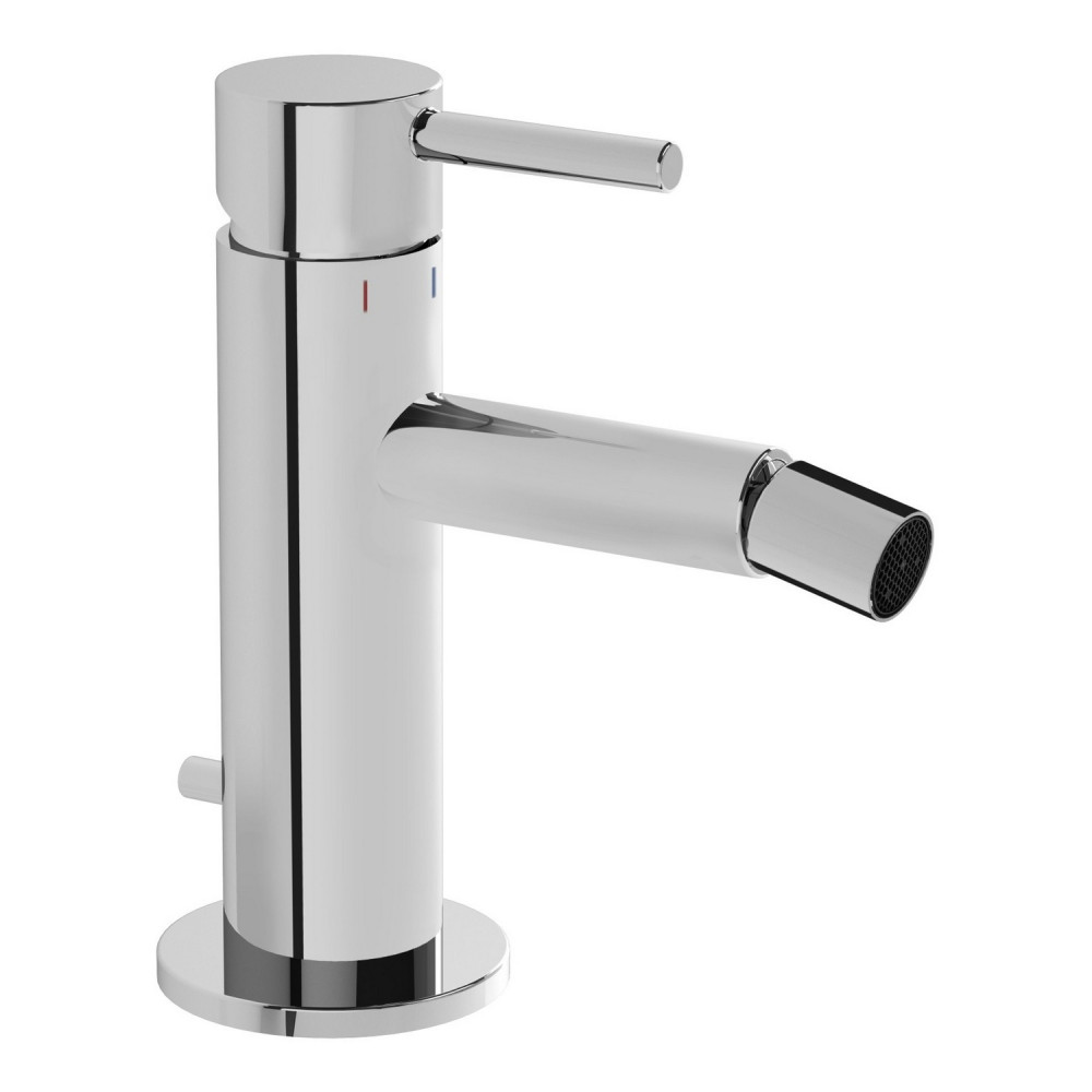 VitrA Origin Bidet Mixer with Waste in Chrome