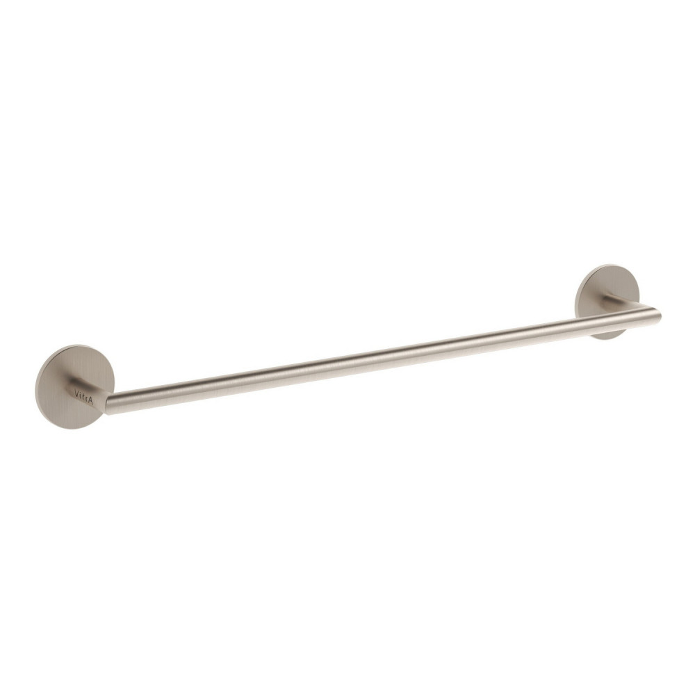 VitrA Origin Brushed Nickel 450mm Single Towel Rail